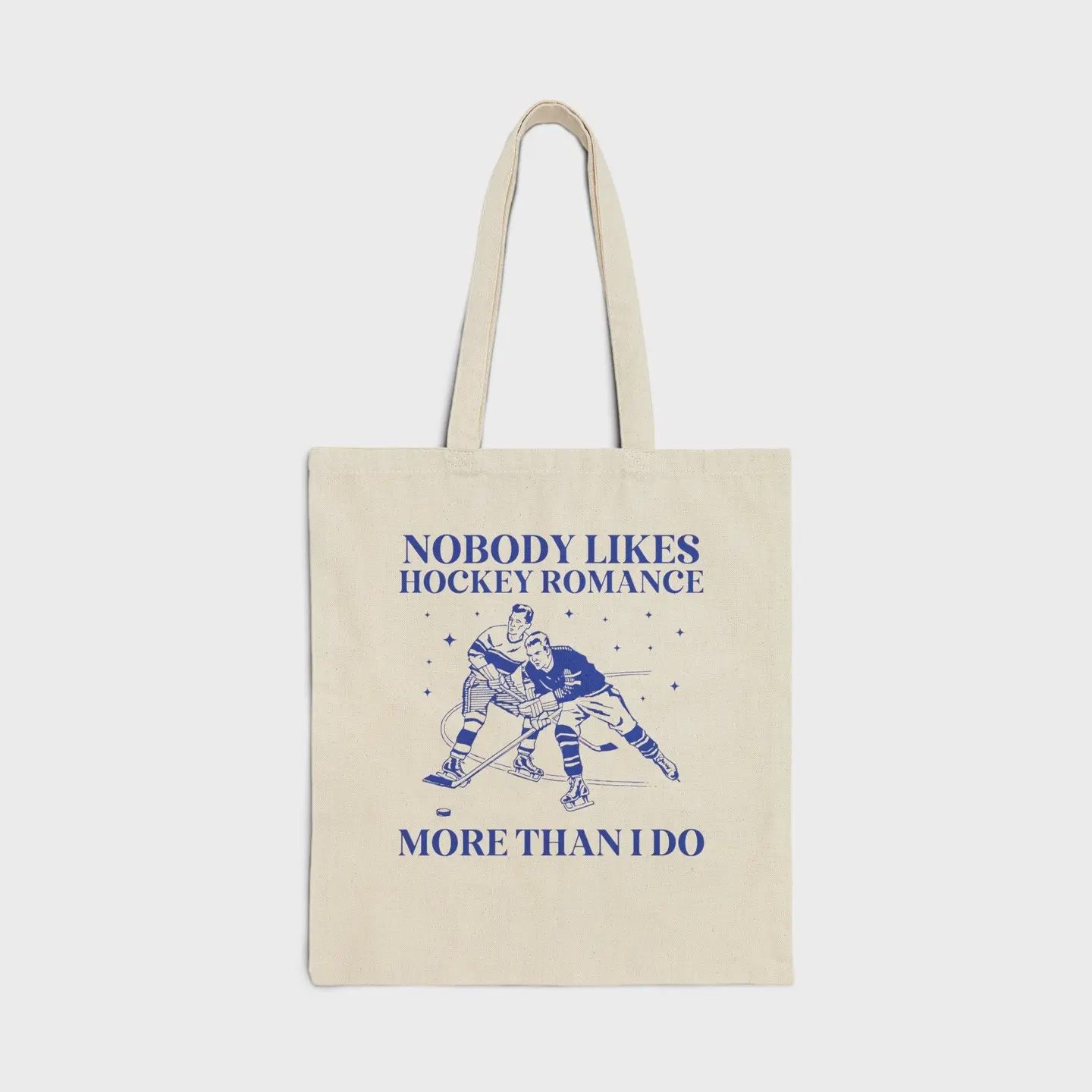 Hockey Romance Book Lover Tote Bag