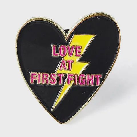 Love At First Fight Enamel Pin