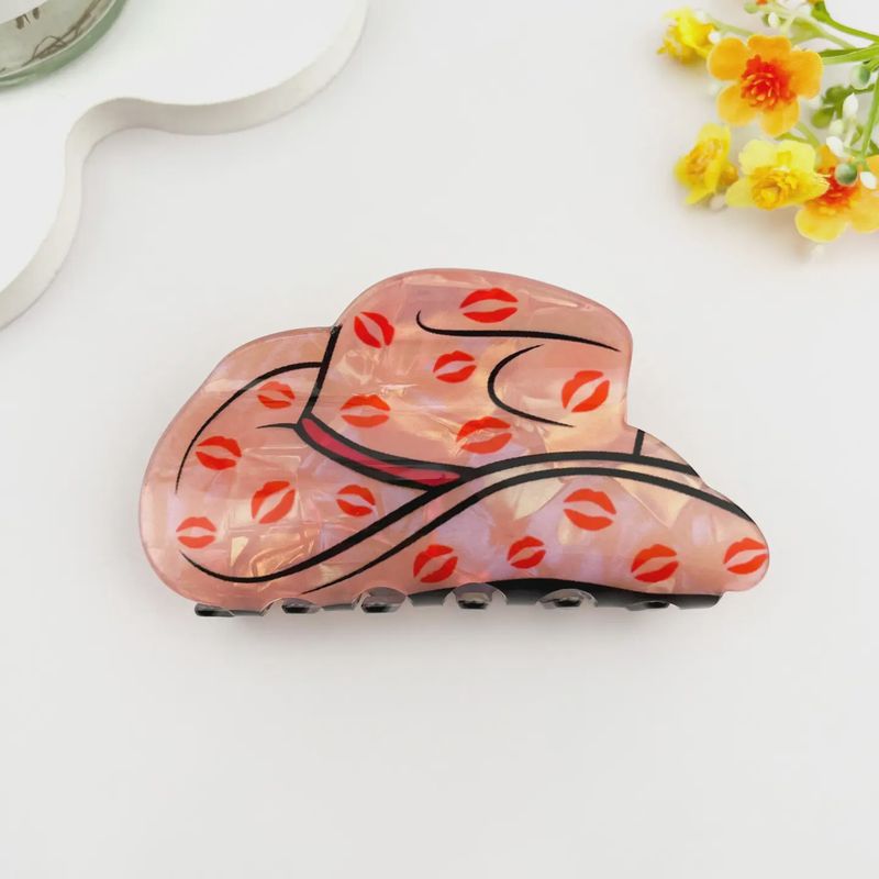 Cartoon Juice Can Print Hair Claw Clip