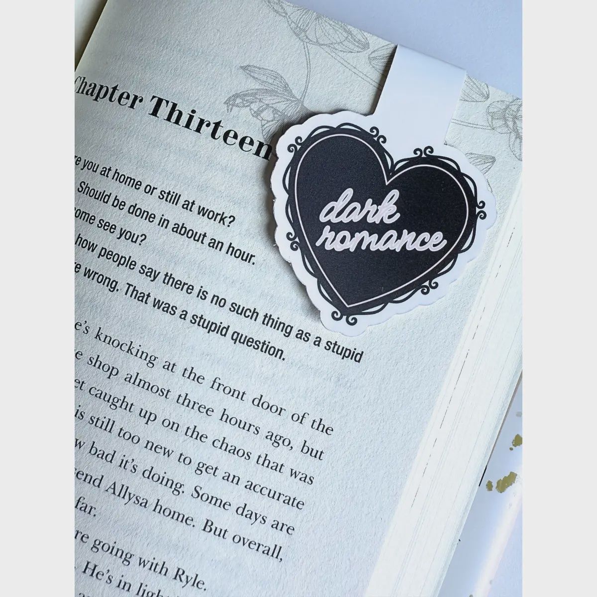 Dark Romance Romantic Magnetic Bookmark