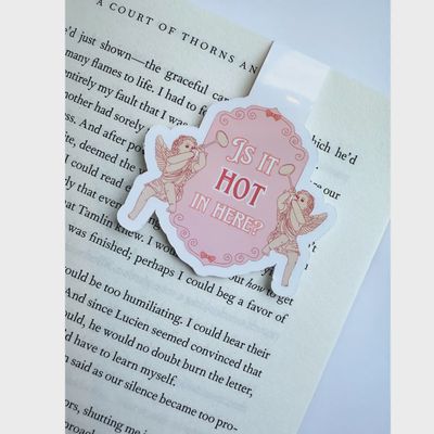 Is It Hot in Here Romance Magnetic Bookmark