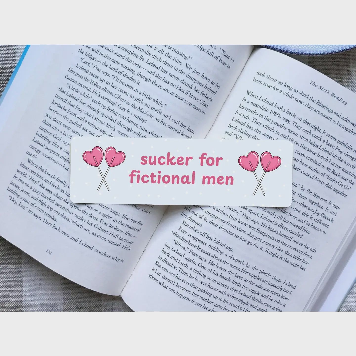 Sucker For Fictional Men Bookmark