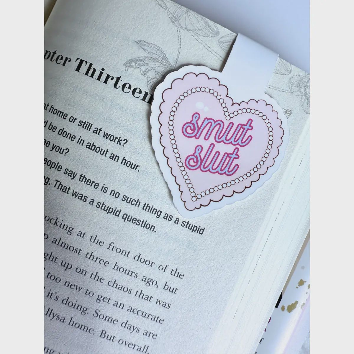 Smut Slut Romantic Magnetic Bookmark