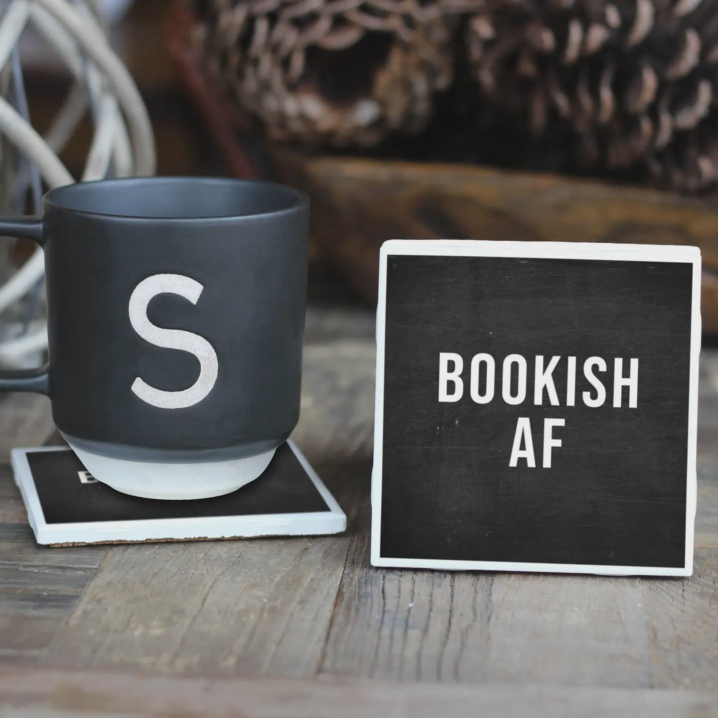 Bookish Af Reading Coaster