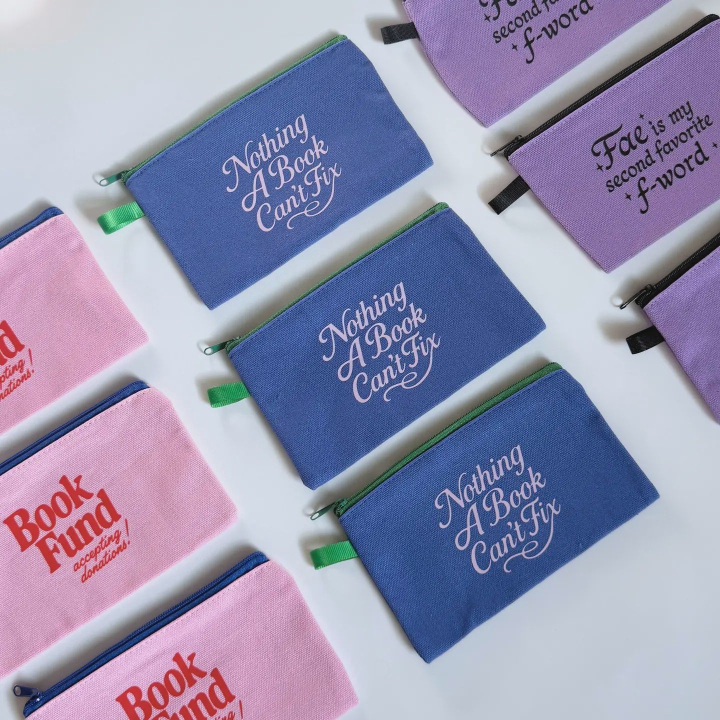 Mini Bookish Zipper Pouch