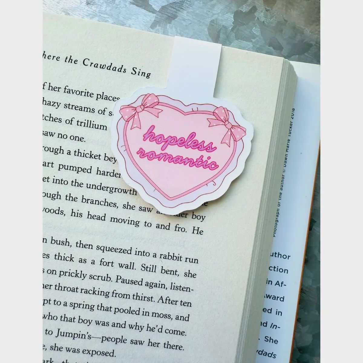 Hopeless Romantic Magnetic Bookmark|Romance Bookmark