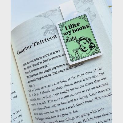Like Dirty Books/Smut Vintage Magnetic Bookmark