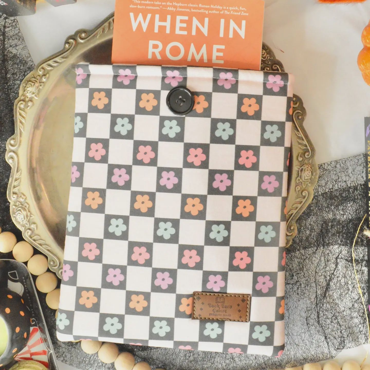 Spooky Florals Book Sleeve