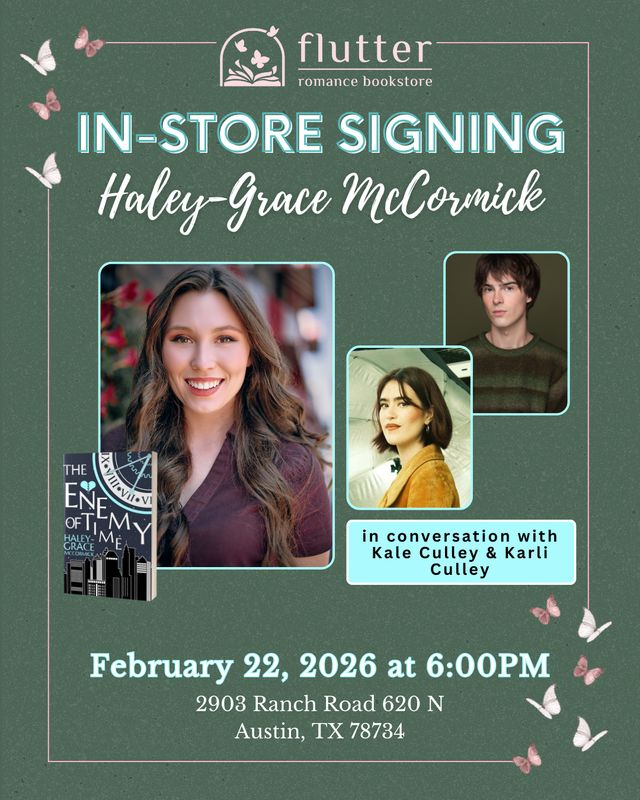 The Enemy of Time: A Night with Haley-Grace McCormick (2/22/26)