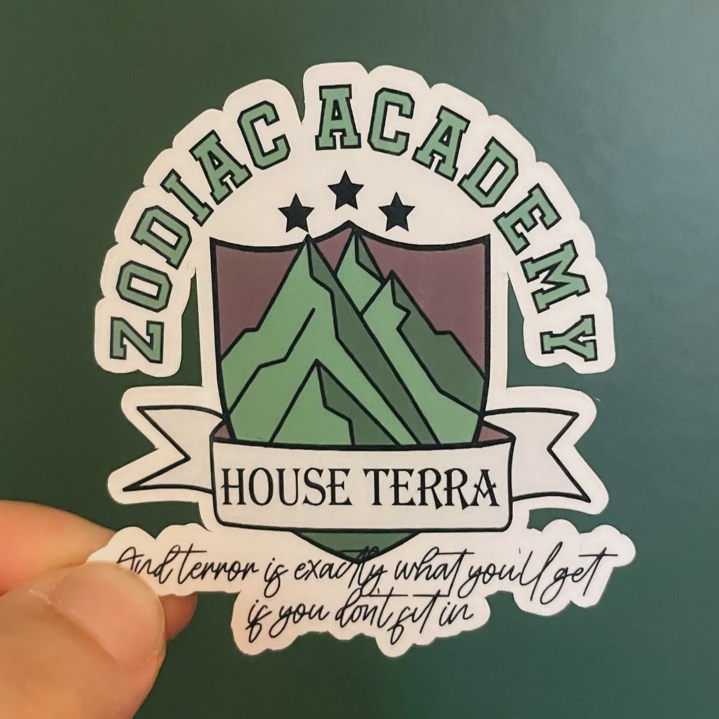 Zodiac Academy Sticker | House Terra