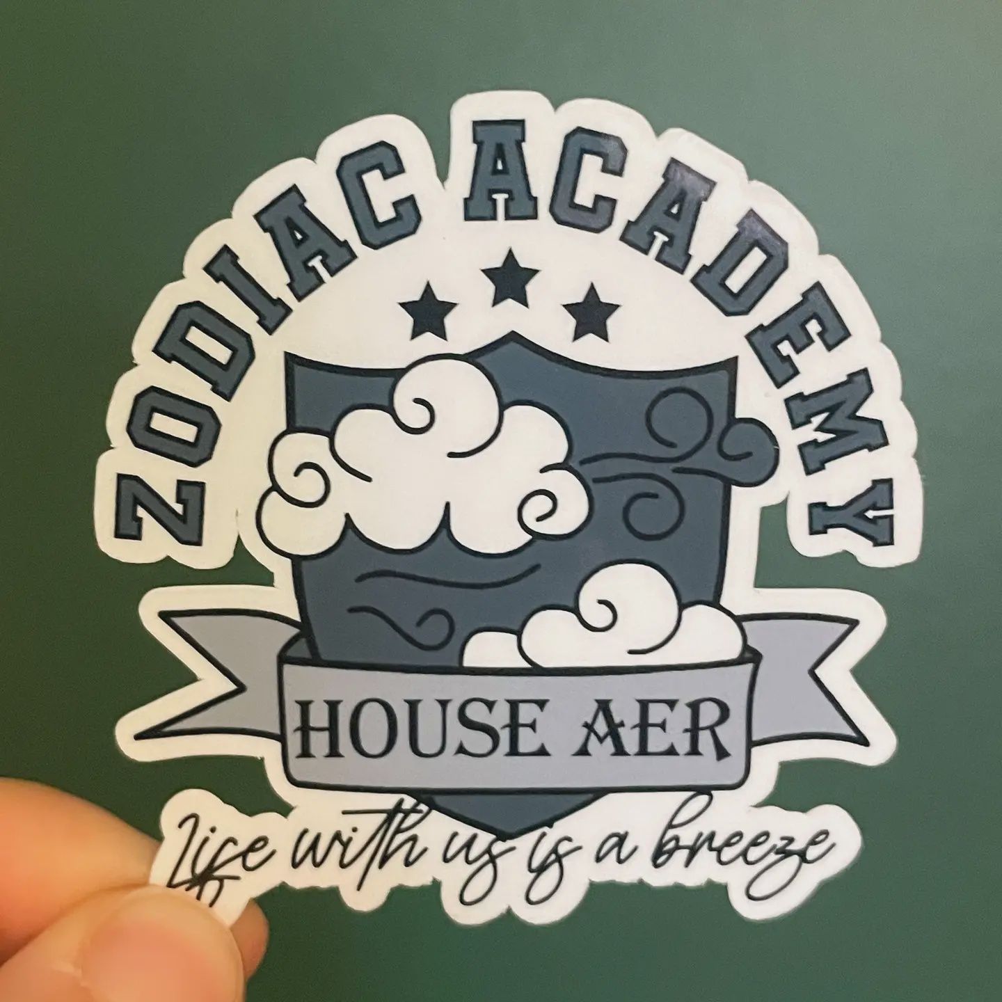 Zodiac Academy Sticker | House Aer