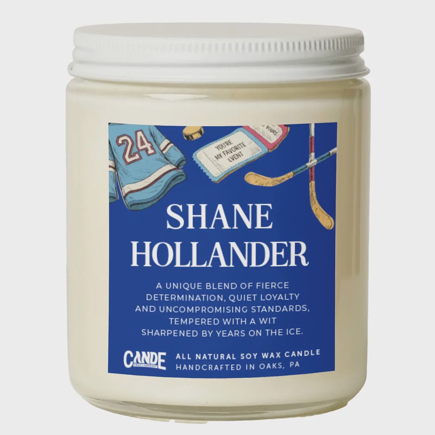 Shane Hollander Candle