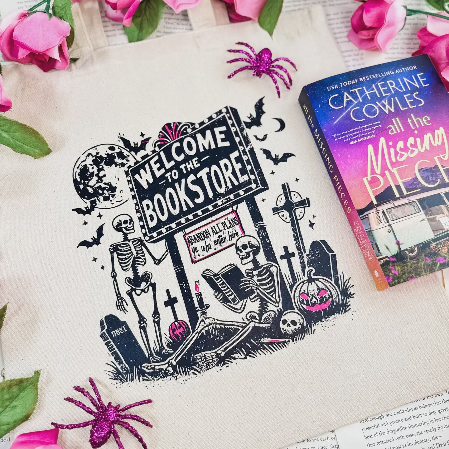 Welcome To the Bookstore Canvas Tote Bag