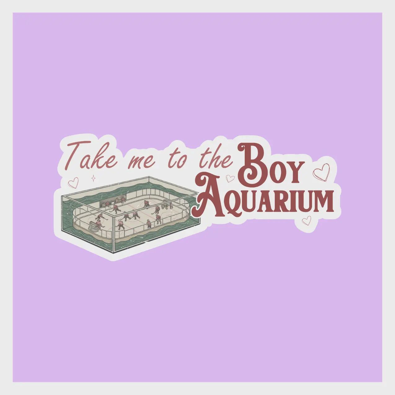 Take Me To the Boy Aquarium Heated Rivalry Sticker