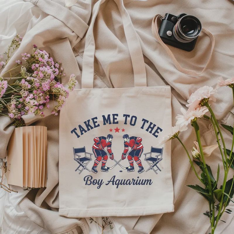 Heated Rivalry Boy Aquarium Tote Bag