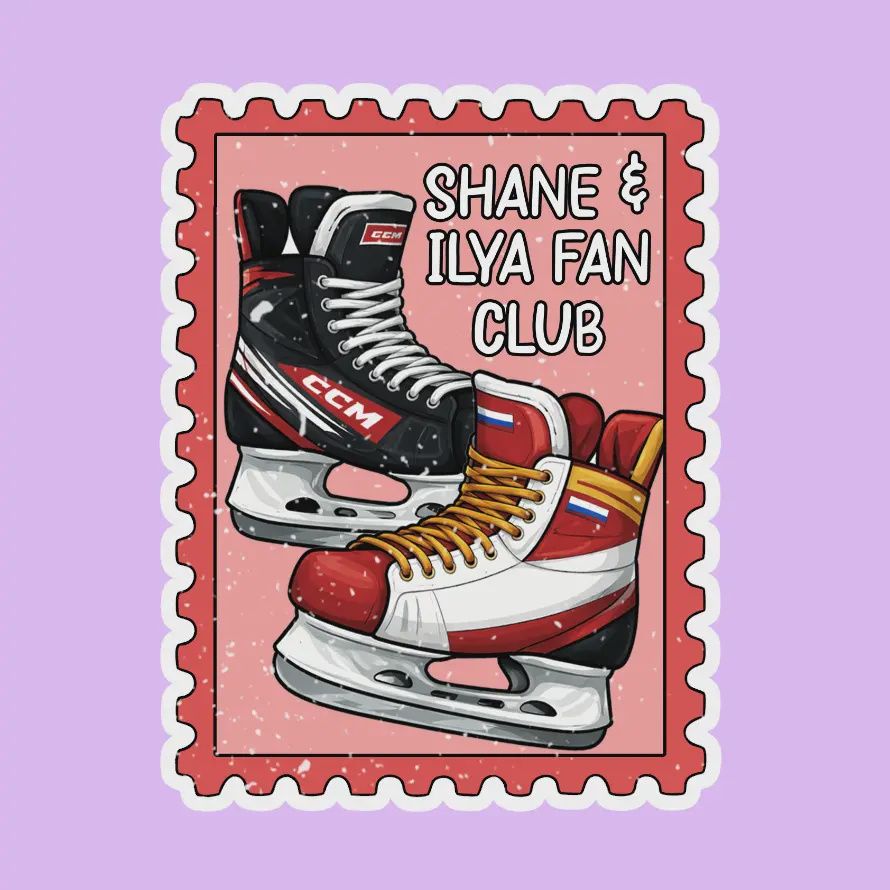 Shane &amp; Ilya Fan Club Stamp Heated Rivalry Sticker