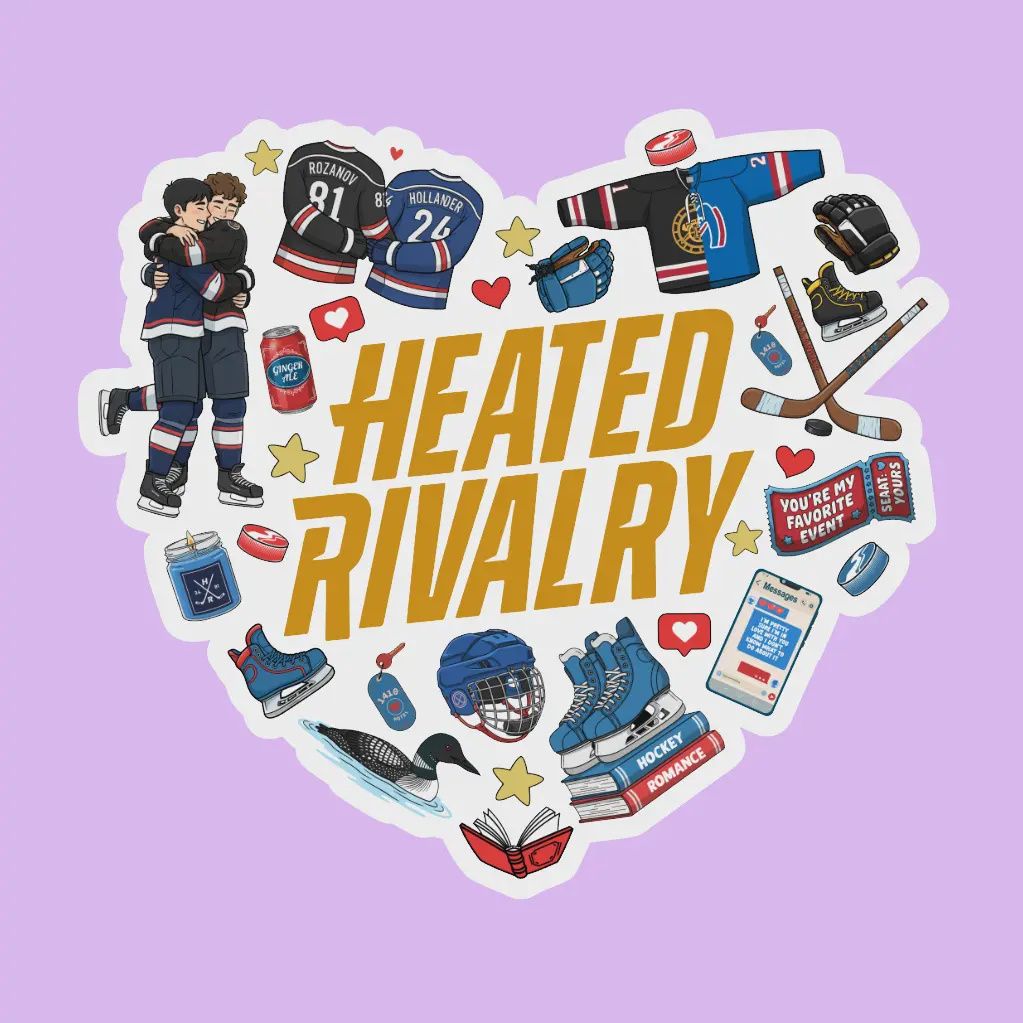 Heated Rivalry Heart Heated Rivalry Sticker