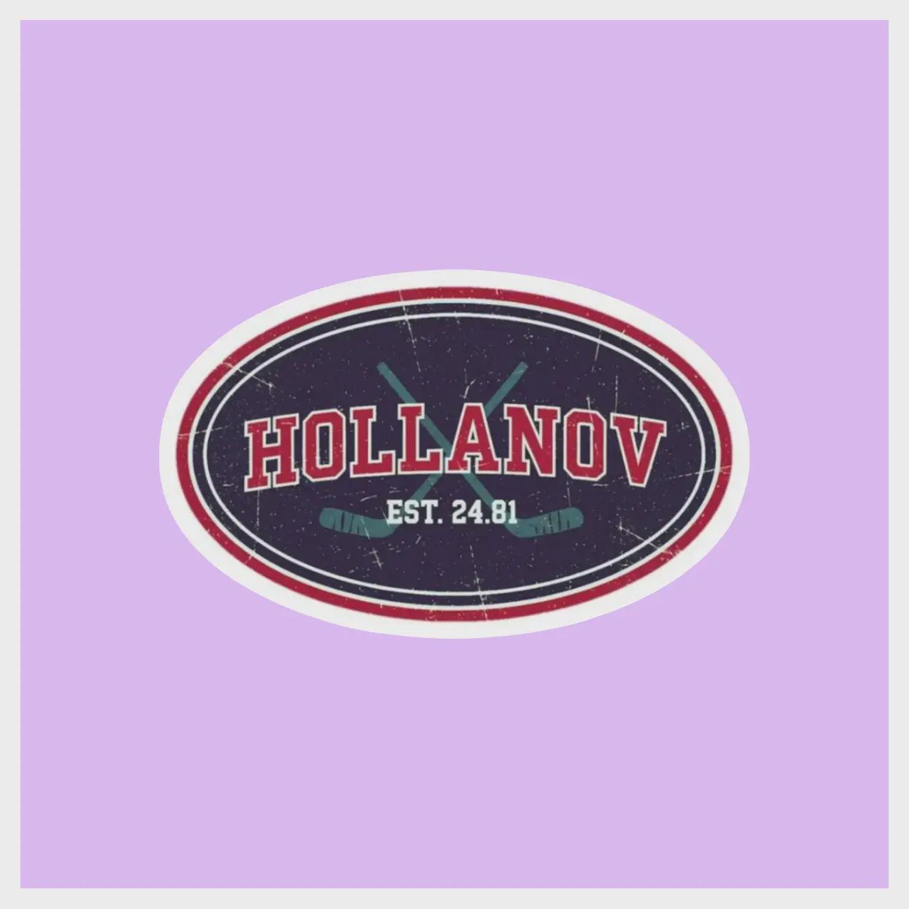 Hollanov Heated Rivalry Sticker