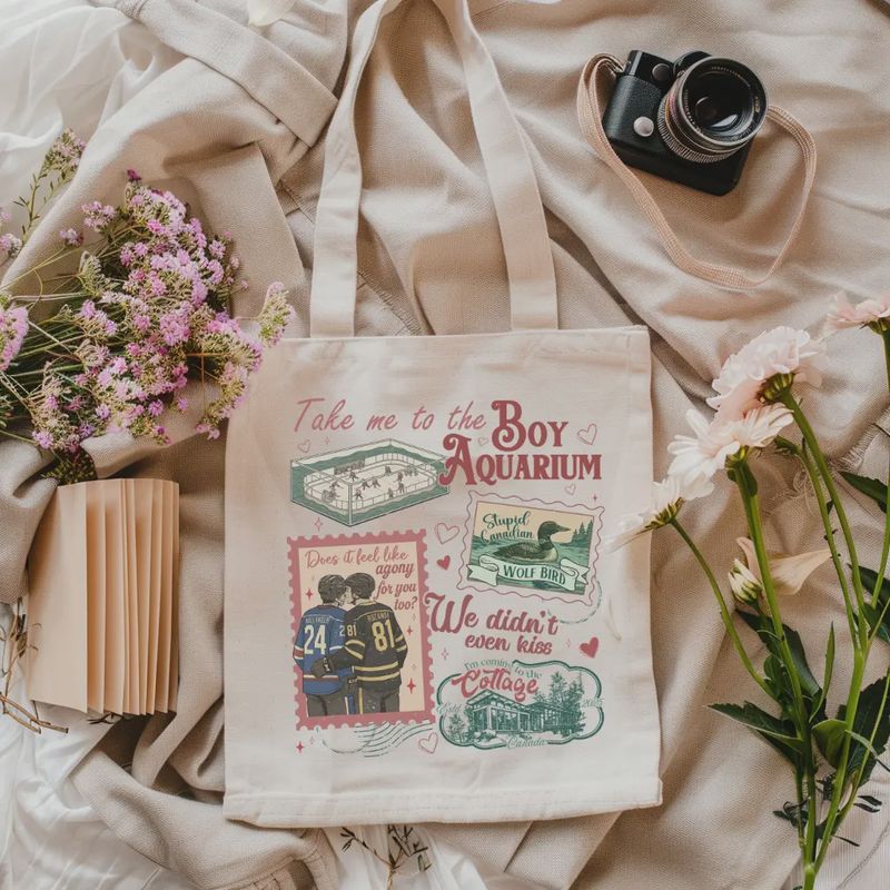 Heated Rivalry Stamps Tote Bag