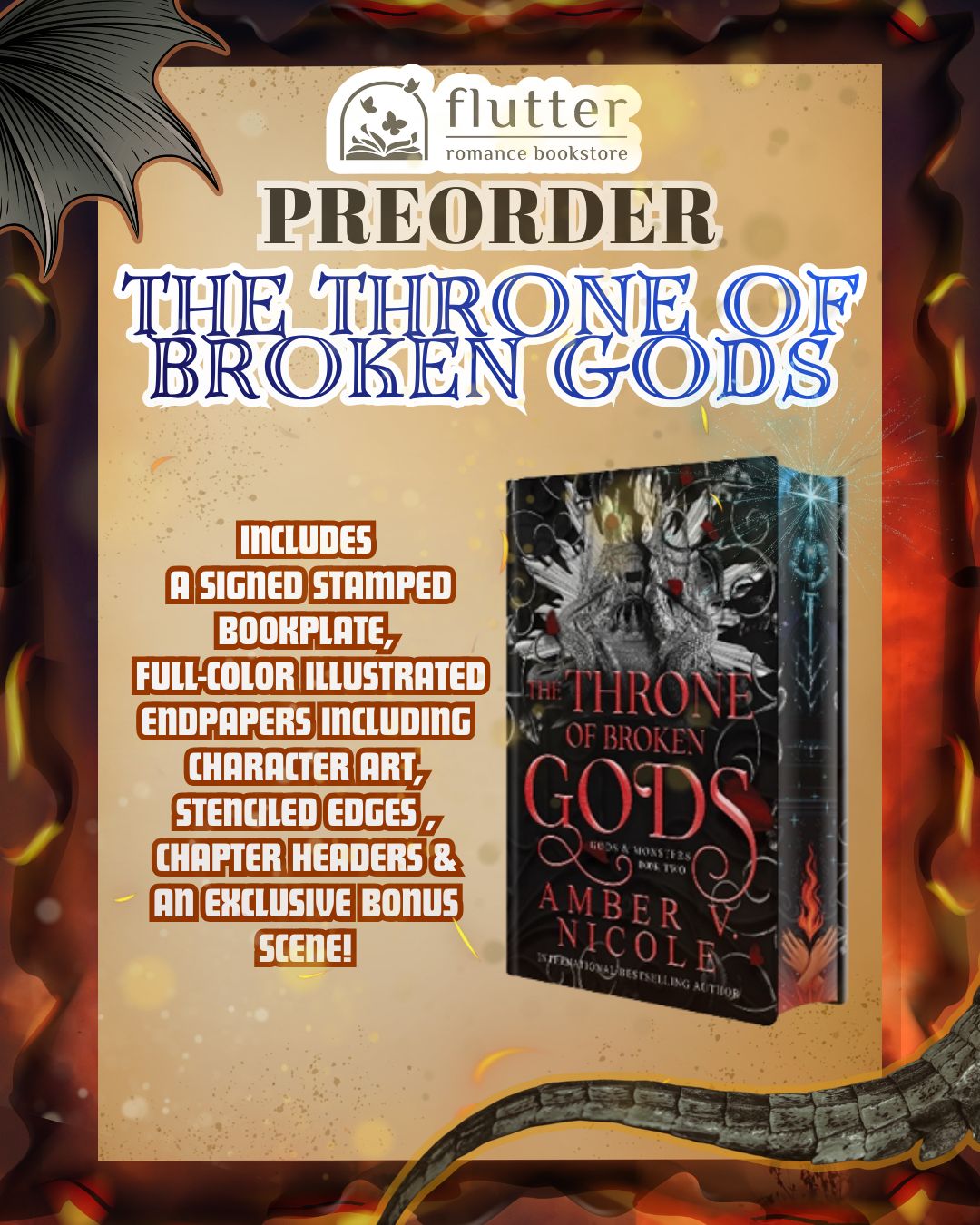The Throne of Broken Gods: Deluxe Special Edition (Gods &amp; Monsters #2) (PREORDER 4/28/26)
