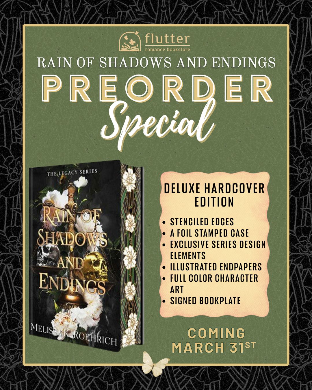Rain of Shadows and Endings: Deluxe Special Edition (Legacy #1) (PREORDER 3/31/26)