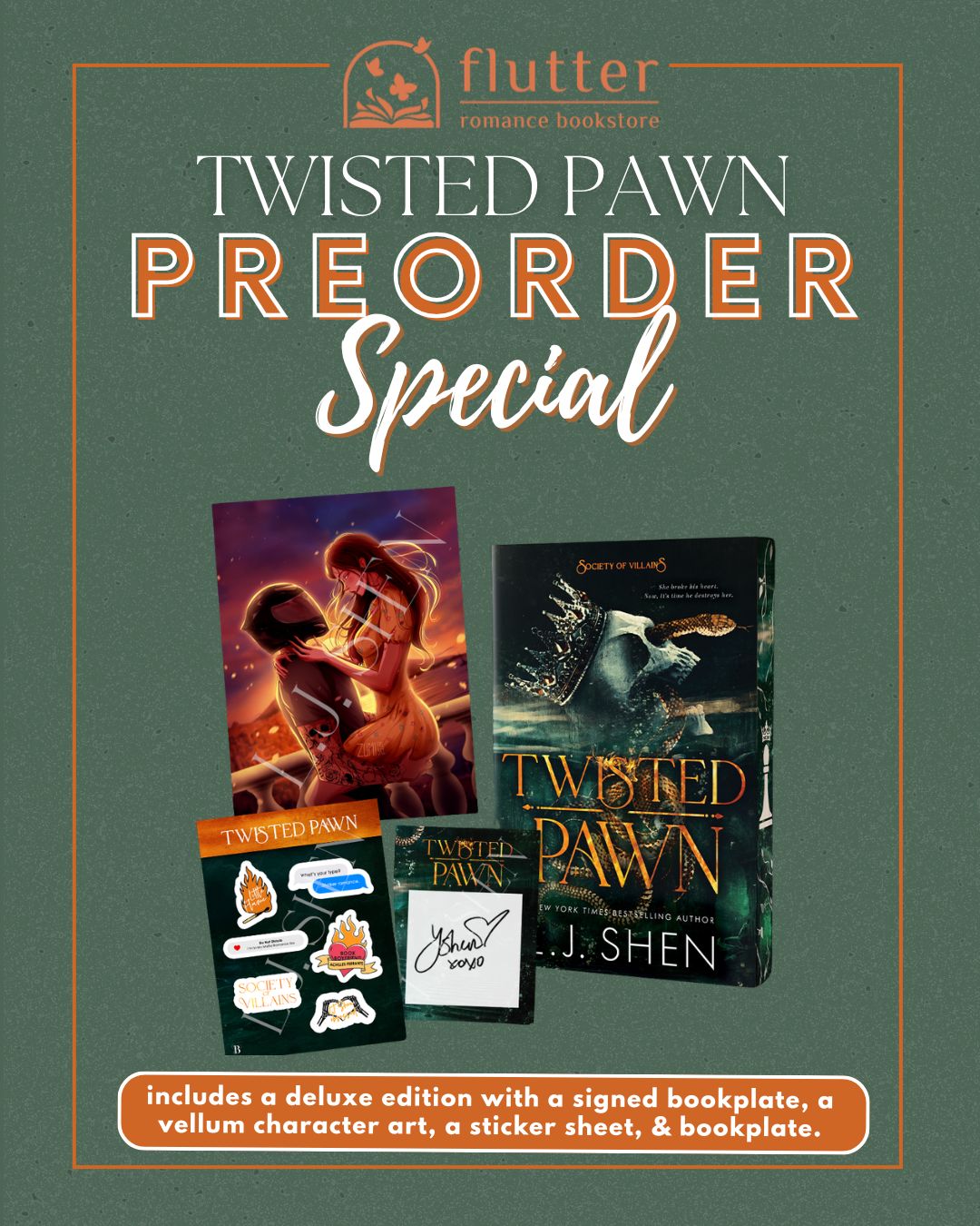 Twisted Pawn (Deluxe Edition) (Society of Villains #2) (PRE-ORDER 4/7/26)