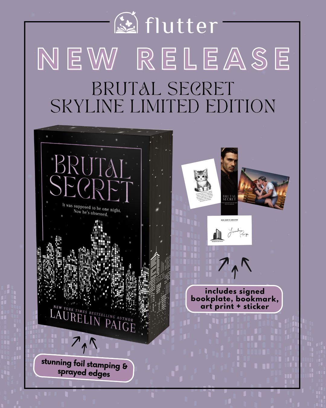 Brutal Secret Limited Skyline Edition - Romance Bookstore Exclusive