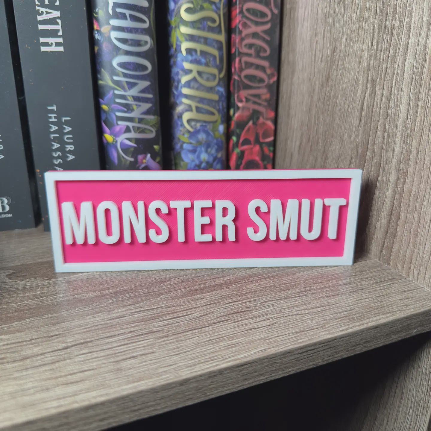 Monster Smut Street Sign | Bookshelf Decor