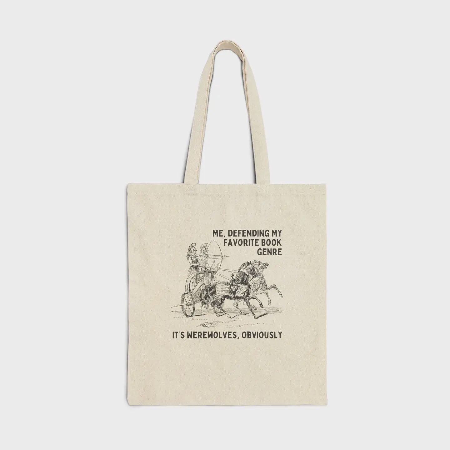 Funny Paranormal Romance Tote Bag