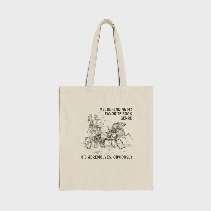 Funny Paranormal Romance Tote Bag