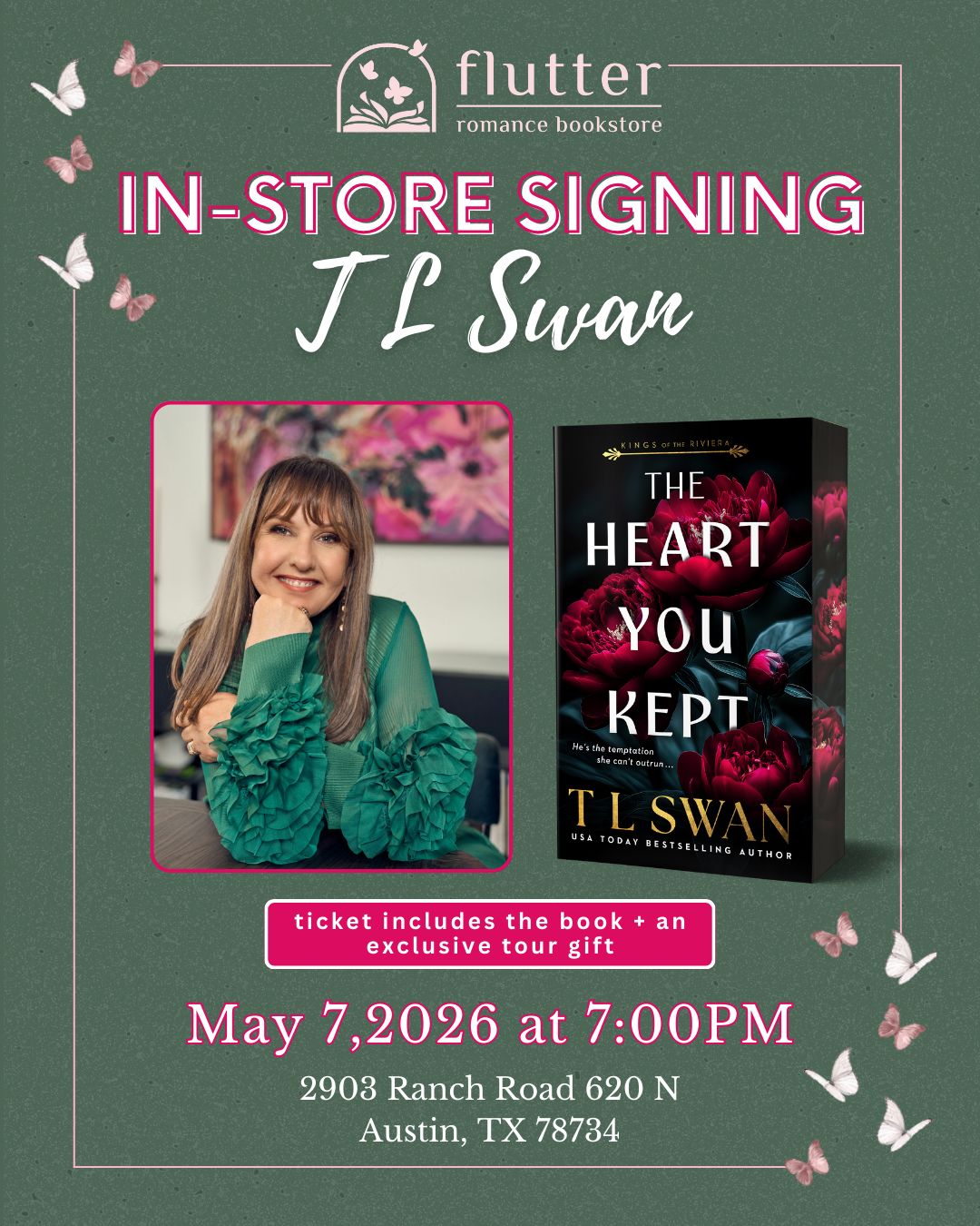 T L Swan in store event (05/07/2026) (More Details to Come)