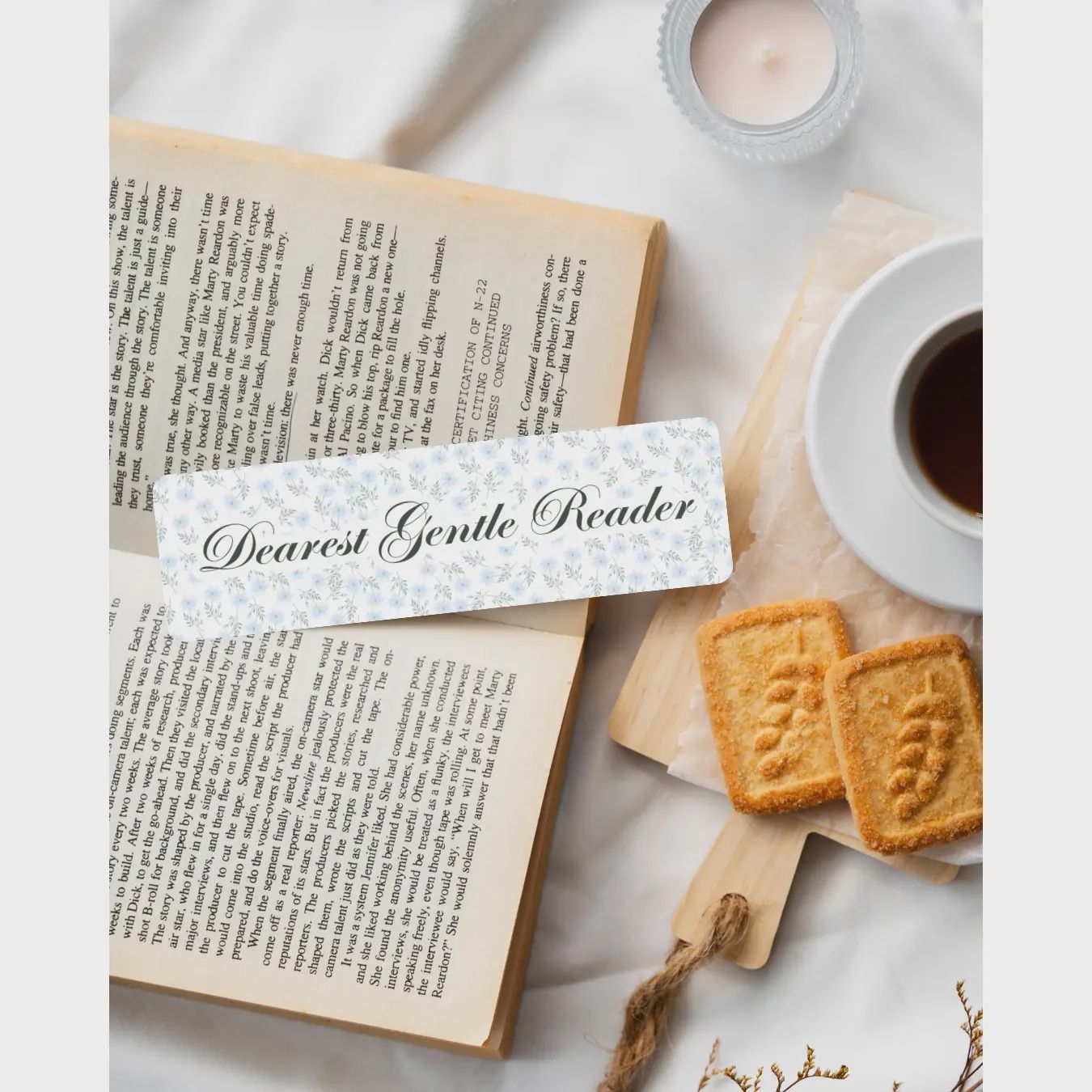 Dearest Gentle Reader Bridgerton Bookmark
