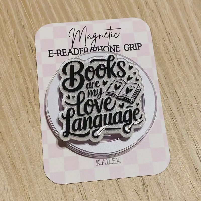 Books Are My Love Language Magnetic Grip