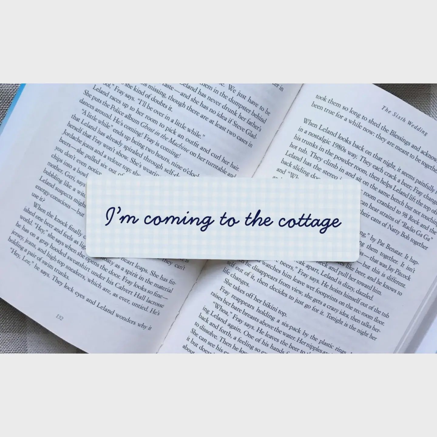 I'm Coming To the Cottage Bookmark