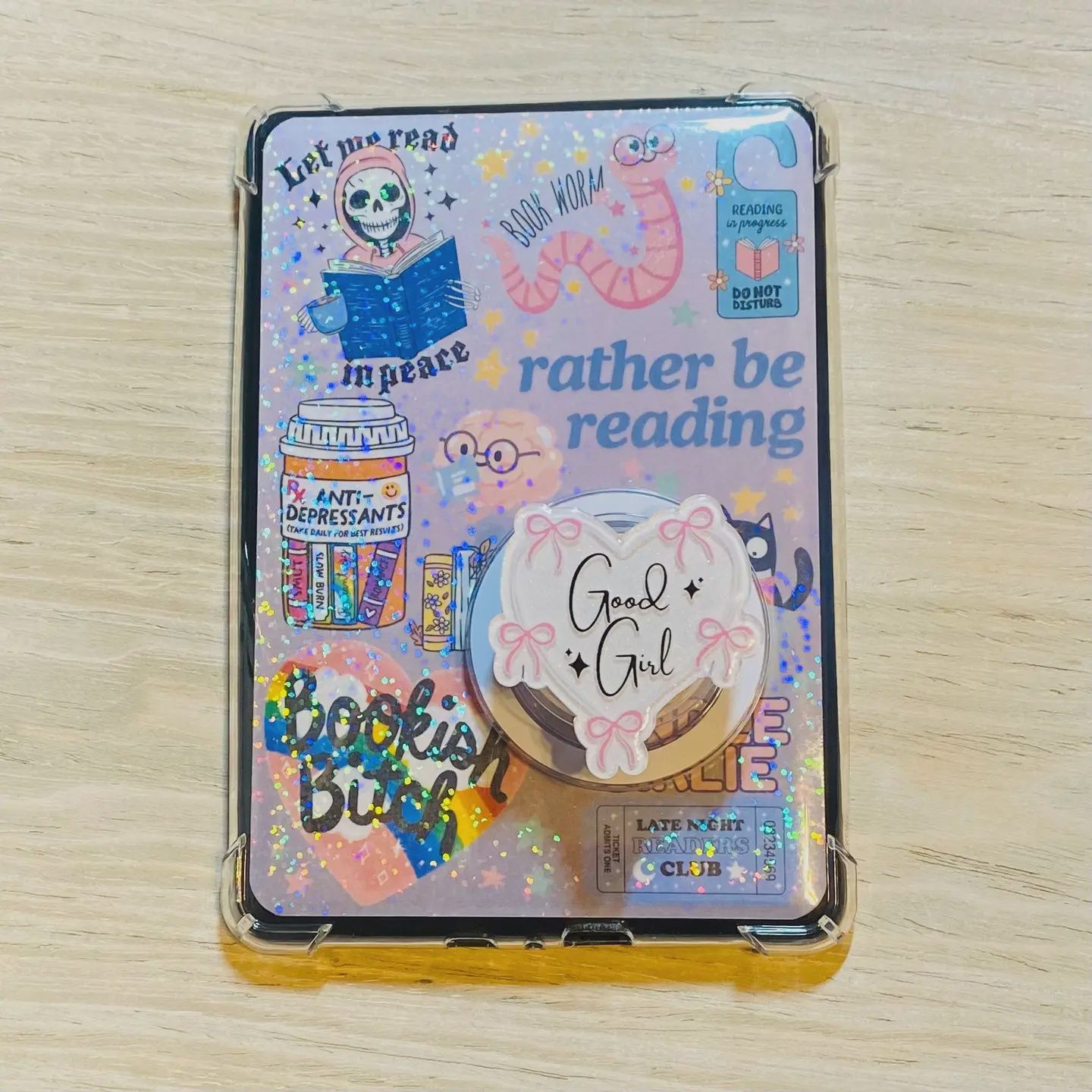 Good Girl E-Reader, Phone Grip For All Devices - Adhesive