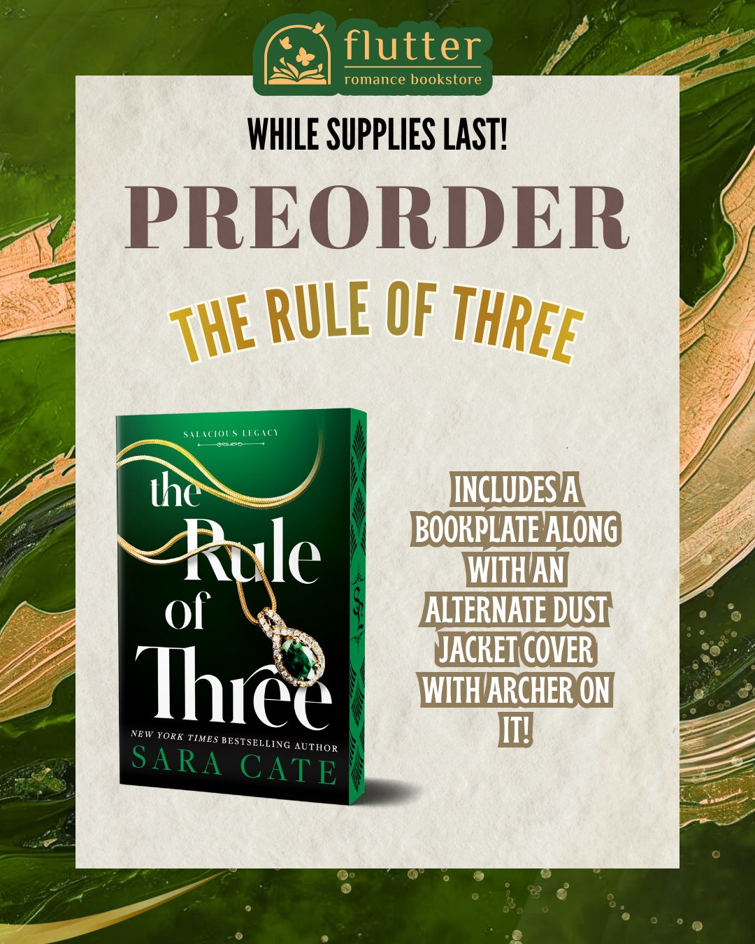The Rule of Three (Deluxe Edition) (Salacious Legacy #2) (PREORDER - 5/5/26 - WHILE SUPPLIES LAST!)