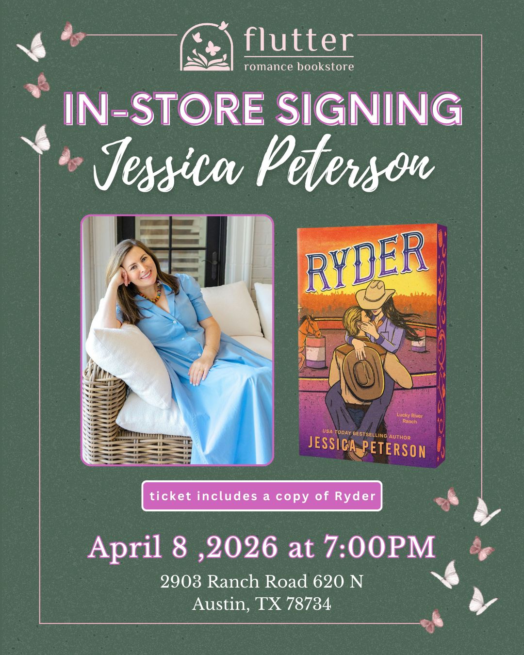 An Evening with Jessica Peterson (04/08/26)