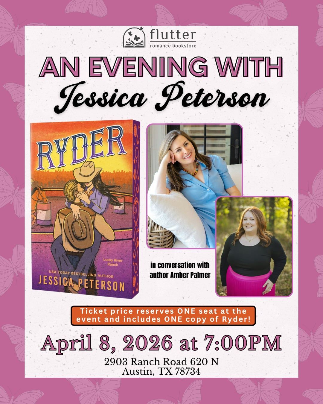 An Evening with Jessica Peterson (04/08/26)