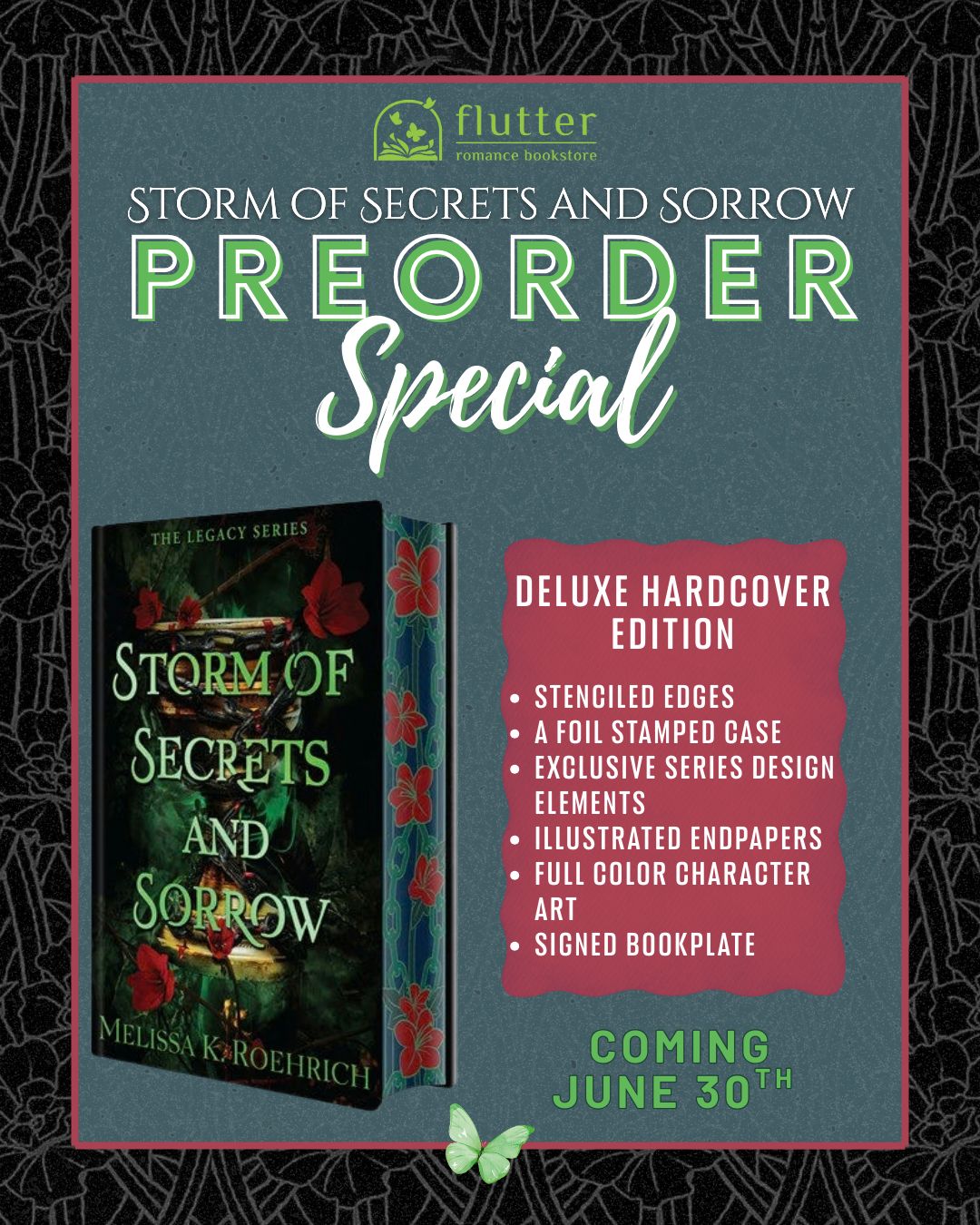 Storm of Secrets and Sorrow Deluxe Special Edition (Legacy #2) (PREORDER 6/30/26)