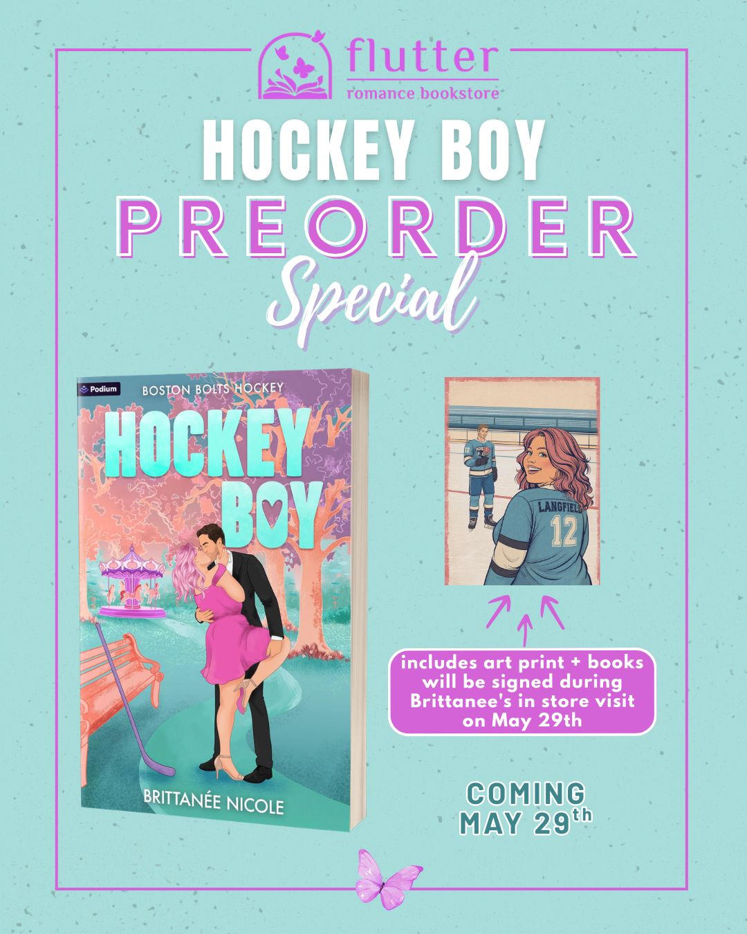 Hockey Boy (PREORDER 5/26/26) (Boston Bolts Hockey #1)