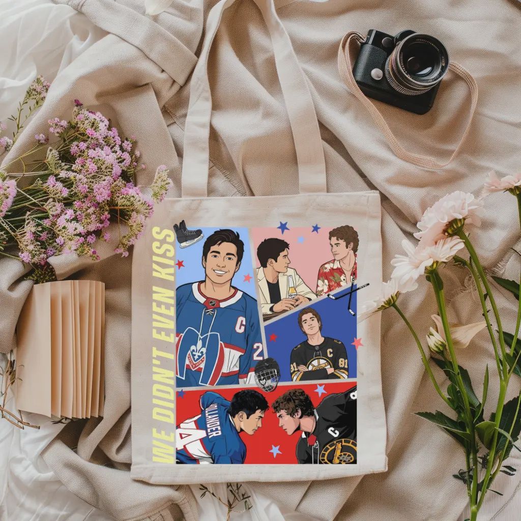 Heated Rivalry Comic Style Tote Bag