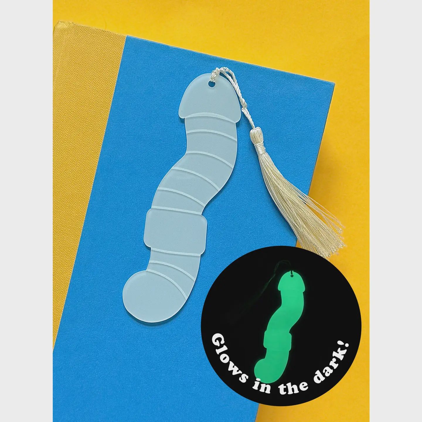 Glow Worm Cockmark Bookmark
