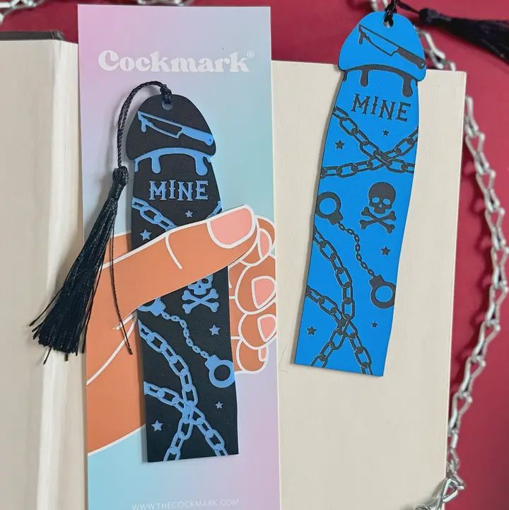 Dark Romance Cockmark Bookmark