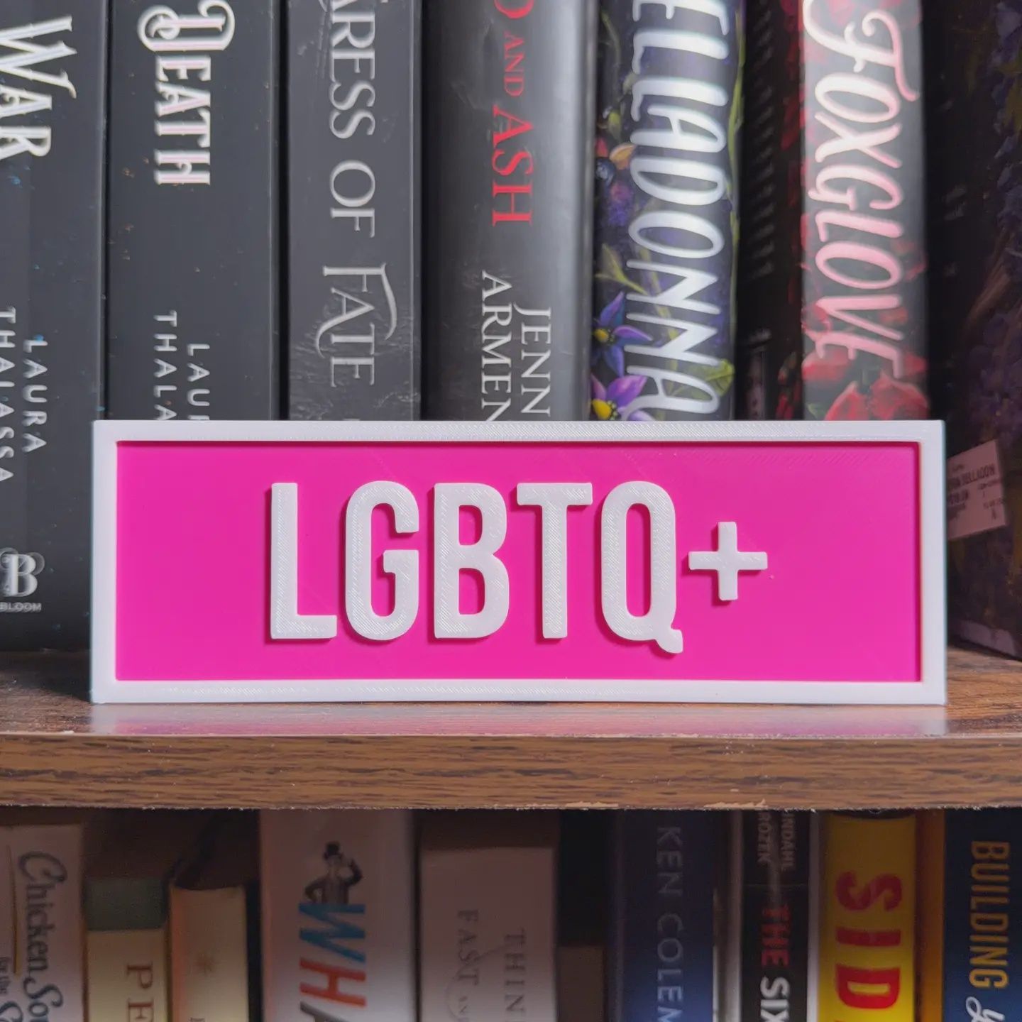 Lgbtq+ Sign | Bookshelf Decor