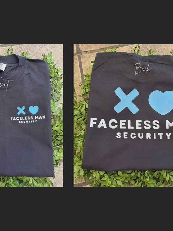 The Faceless Man Security Comfort Colors T-Shirt