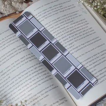 Morally Grey 2x8 Bookmark | Glossy