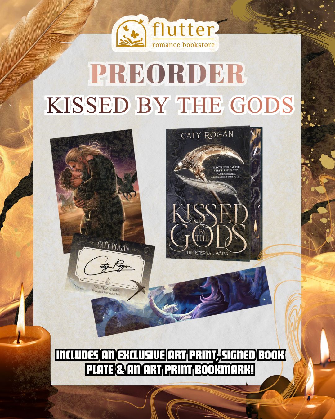 Kissed by the Gods (Deluxe Limited Edition) (The Eternal Wars #1) (PREORDER 6/2/26)