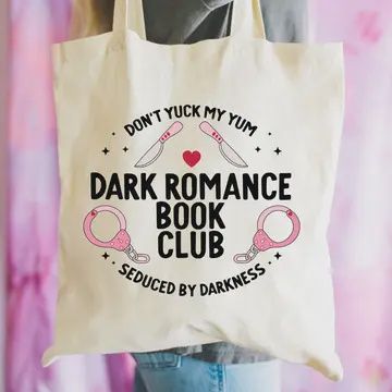 Smutty Bookish Book Tote Bag - Dark Romance Trope Gift