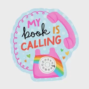 Book Read Funny Humor Lit Cute High Quality Vinyl Sticker - Book