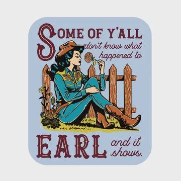 Country Cowgirl Song Friendship High Quality Vinyl Sticker